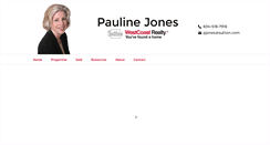 Desktop Screenshot of paulinejones.ca